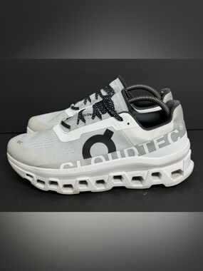 On Cloudmonster New Running Walking Shoes All White Men's 9.5 D Medium